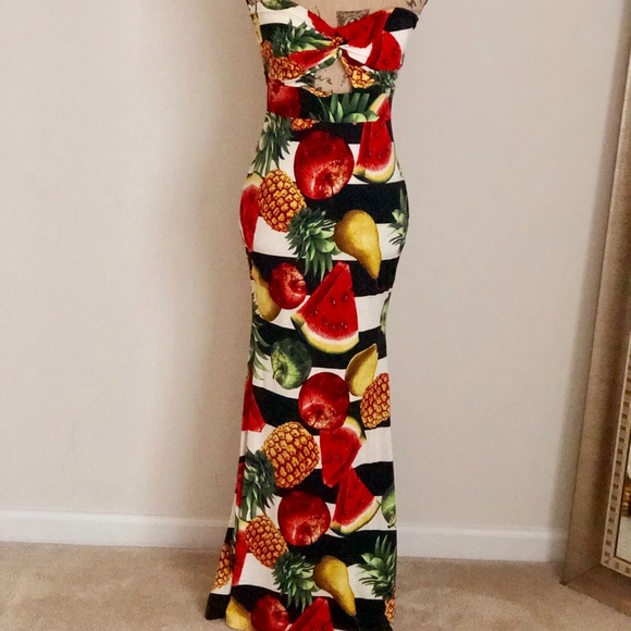 Fruit print maxi dress - Picture 7 of 7